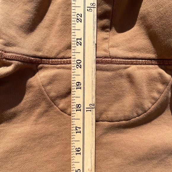 Women's American Eagle Sweatshirt Beige Spell-Out XS Casual College Preppy City - Picture 16 of 16